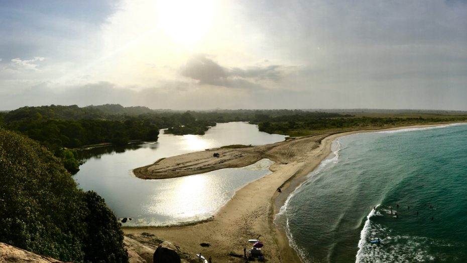 View from Elephant Rock near Arugam Bay